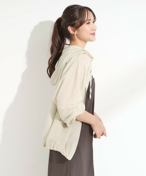 SHOO・LA・RUE / シューラルー レザーブルゾン・ジャケット | 【S-LL】柔らかシアーでこなれるフーディブルゾン | 詳細10