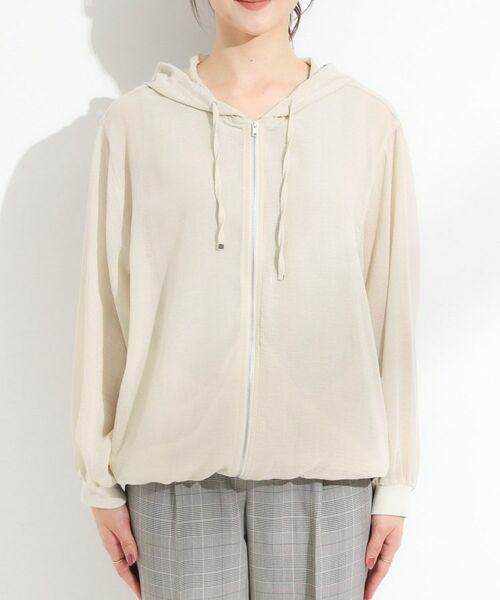 SHOO・LA・RUE / シューラルー レザーブルゾン・ジャケット | 【S-LL】柔らかシアーでこなれるフーディブルゾン | 詳細13