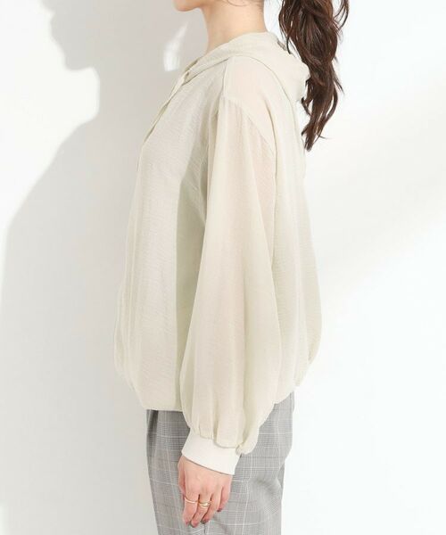 SHOO・LA・RUE / シューラルー レザーブルゾン・ジャケット | 【S-LL】柔らかシアーでこなれるフーディブルゾン | 詳細14