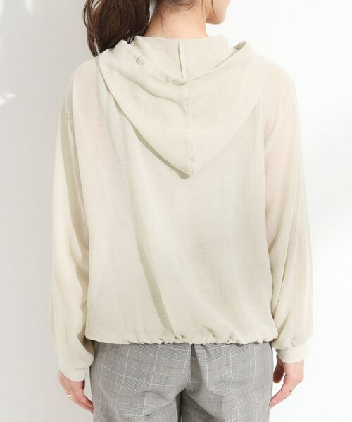 SHOO・LA・RUE / シューラルー レザーブルゾン・ジャケット | 【S-LL】柔らかシアーでこなれるフーディブルゾン | 詳細15