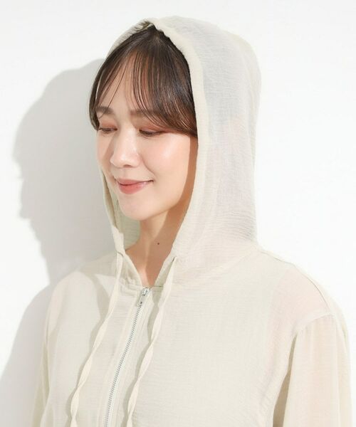 SHOO・LA・RUE / シューラルー レザーブルゾン・ジャケット | 【S-LL】柔らかシアーでこなれるフーディブルゾン | 詳細17