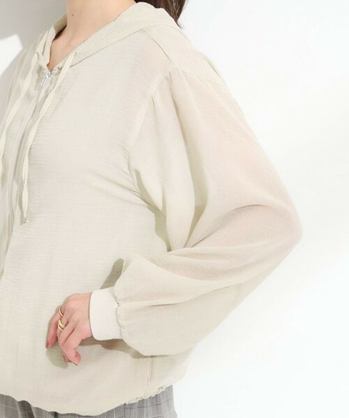 SHOO・LA・RUE / シューラルー レザーブルゾン・ジャケット | 【S-LL】柔らかシアーでこなれるフーディブルゾン | 詳細18