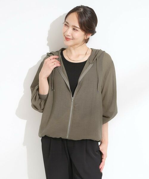 SHOO・LA・RUE / シューラルー レザーブルゾン・ジャケット | 【S-LL】柔らかシアーでこなれるフーディブルゾン | 詳細5