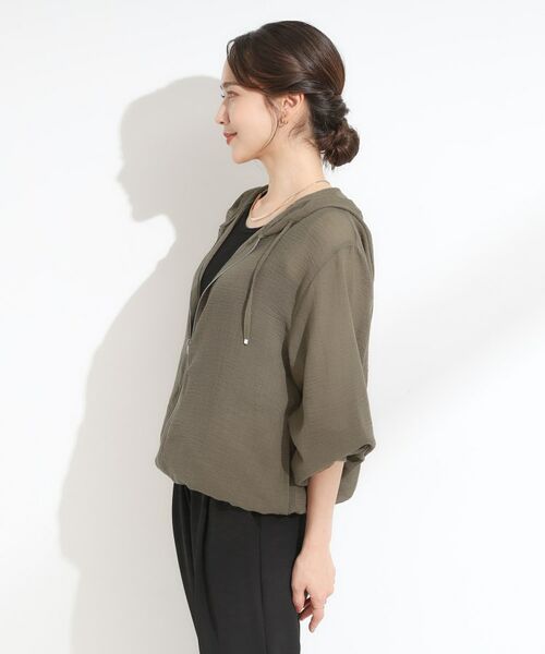 SHOO・LA・RUE / シューラルー レザーブルゾン・ジャケット | 【S-LL】柔らかシアーでこなれるフーディブルゾン | 詳細6