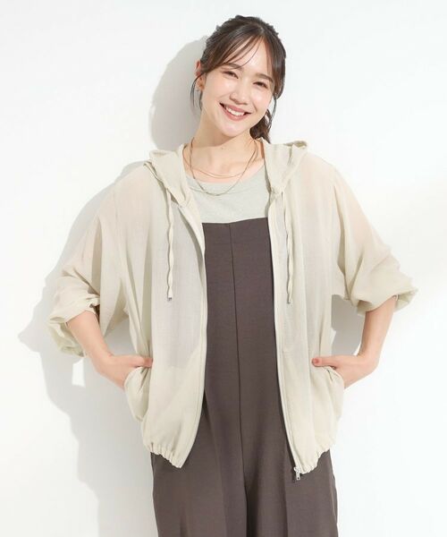 SHOO・LA・RUE / シューラルー レザーブルゾン・ジャケット | 【S-LL】柔らかシアーでこなれるフーディブルゾン | 詳細9