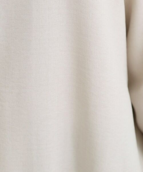 SHOO・LA・RUE / シューラルー レザーブルゾン・ジャケット | 【S-LL】さらりと気軽に羽織れる 麻調リブブルゾン | 詳細12