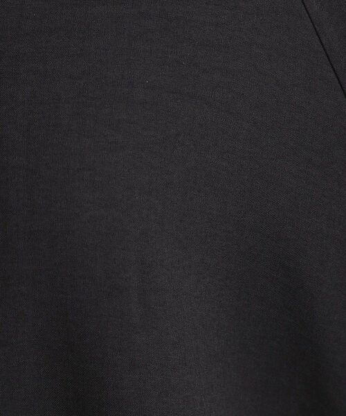 SHOO・LA・RUE / シューラルー レザーブルゾン・ジャケット | 【S-LL】さらりと気軽に羽織れる 麻調リブブルゾン | 詳細4