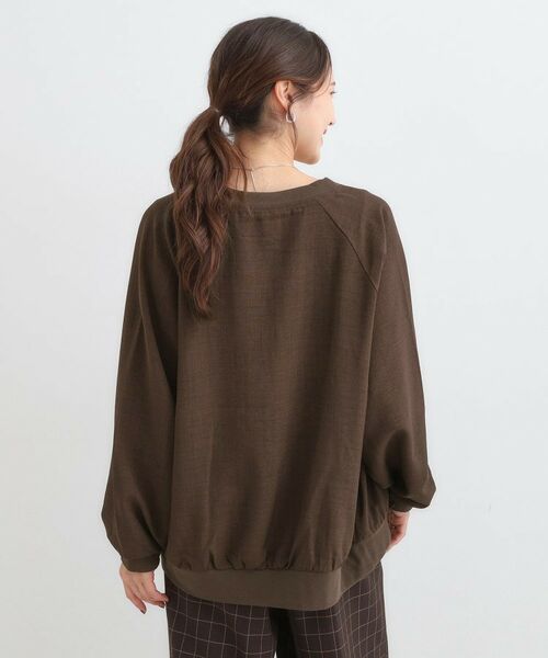 SHOO・LA・RUE / シューラルー レザーブルゾン・ジャケット | 【S-LL】さらりと気軽に羽織れる 麻調リブブルゾン | 詳細6