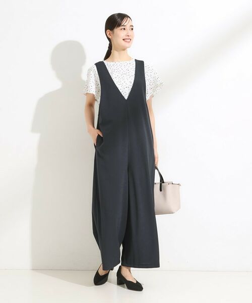 SHOO・LA・RUE / シューラルー サロペット・オールインワン | 【前後2WAY/洗える】さらっと着られるサロペット | 詳細8