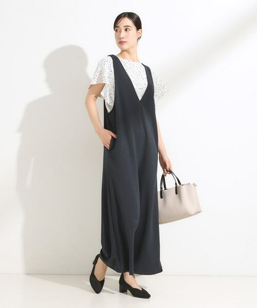 SHOO・LA・RUE / シューラルー サロペット・オールインワン | 【前後2WAY/洗える】さらっと着られるサロペット | 詳細9