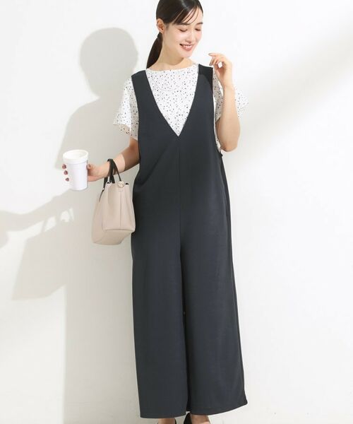 SHOO・LA・RUE / シューラルー サロペット・オールインワン | 【前後2WAY/洗える】さらっと着られるサロペット(ネイビー(094))