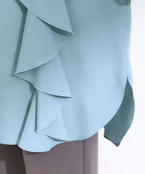 SHOO・LA・RUE / シューラルー チュニック | 【洗える/S-LL】大きめのフリルが印象的 デザインブラウス | 詳細14