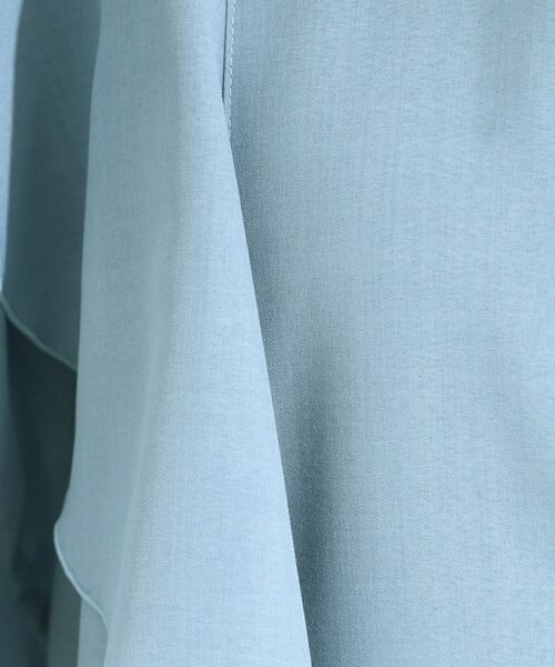 SHOO・LA・RUE / シューラルー チュニック | 【洗える/S-LL】大きめのフリルが印象的 デザインブラウス | 詳細8