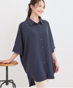 SHOO・LA・RUE / シューラルー チュニック | 【S-LL/ひんやり】肌離れよくサラサラタッチが癖になる バックギャザーチュニック