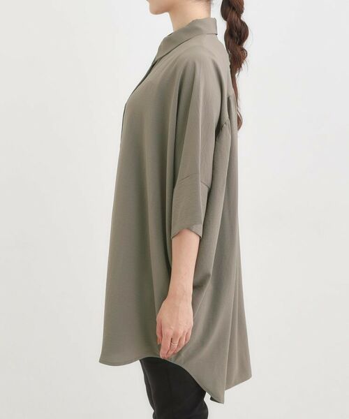 SHOO・LA・RUE / シューラルー チュニック | 【S-LL/ひんやり】肌離れよくサラサラタッチが癖になる バックギャザーチュニック | 詳細14