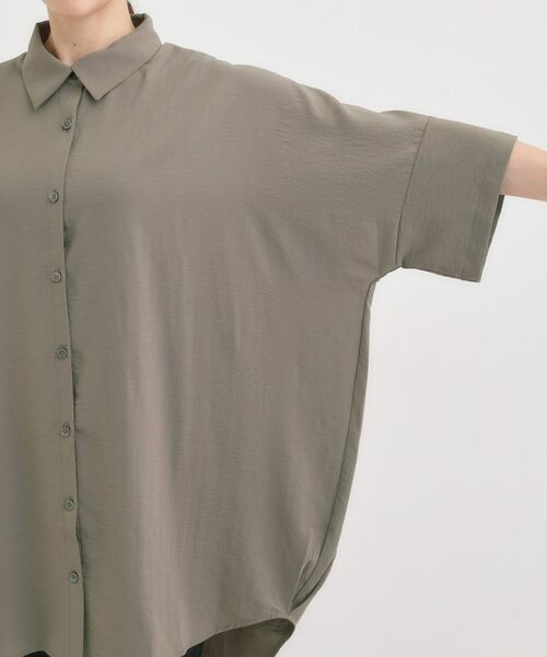 SHOO・LA・RUE / シューラルー チュニック | 【S-LL/ひんやり】肌離れよくサラサラタッチが癖になる バックギャザーチュニック | 詳細18