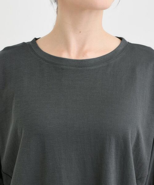 SHOO・LA・RUE / シューラルー チュニック | 【S-LL/ひんやり】さらさらタッチが心地よい コクーンシルエットチュニック | 詳細16
