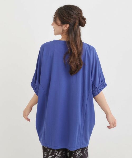 SHOO・LA・RUE / シューラルー チュニック | 【S-LL/ひんやり】さらさらタッチが心地よい コクーンシルエットチュニック | 詳細6