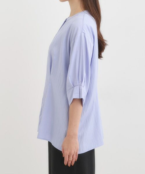 SHOO・LA・RUE / シューラルー シャツ・ブラウス | 【S-LL/ひんやり】ウエストタックで程よくシェイプ 大人の上品ブラウス | 詳細14