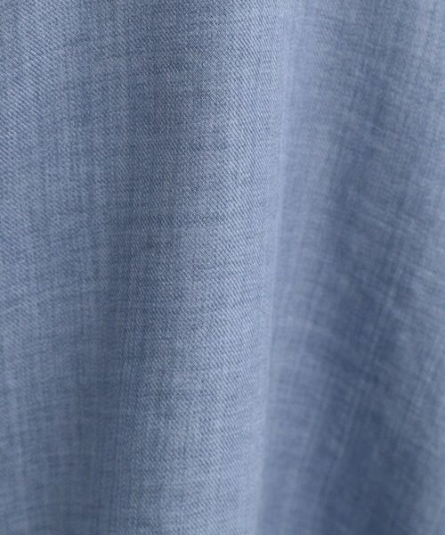 SHOO・LA・RUE / シューラルー シャツ・ブラウス | 【S-LL】インせず着られる デニムライク前開きブラウス | 詳細4