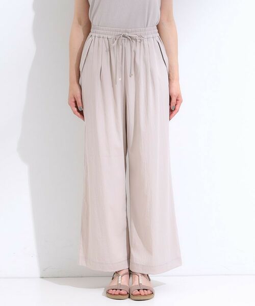SHOO・LA・RUE / シューラルー パンツ | 【着丈選べる】触れる度ひんやり ゆるきれい イージーワイドパンツ | 詳細15