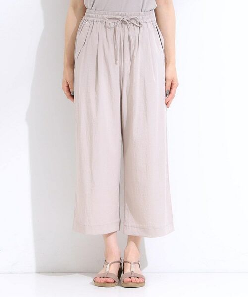 SHOO・LA・RUE / シューラルー パンツ | 【着丈選べる】触れる度ひんやり ゆるきれい イージーワイドパンツ | 詳細16