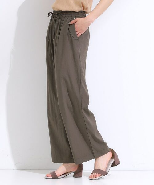 SHOO・LA・RUE / シューラルー パンツ | 【着丈選べる】触れる度ひんやり ゆるきれい イージーワイドパンツ | 詳細2