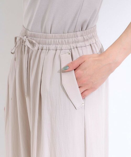 SHOO・LA・RUE / シューラルー パンツ | 【着丈選べる】触れる度ひんやり ゆるきれい イージーワイドパンツ | 詳細23