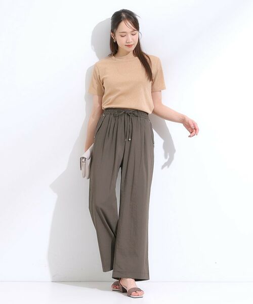 SHOO・LA・RUE / シューラルー パンツ | 【着丈選べる】触れる度ひんやり ゆるきれい イージーワイドパンツ | 詳細3