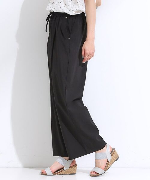 SHOO・LA・RUE / シューラルー パンツ | 【着丈選べる】触れる度ひんやり ゆるきれい イージーワイドパンツ | 詳細9