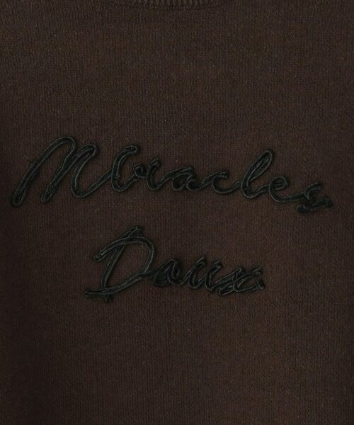 SHOO・LA・RUE / シューラルー ニット・セーター | 【100-150cm/リンク】刺繍ロゴニットプルオーバー | 詳細6