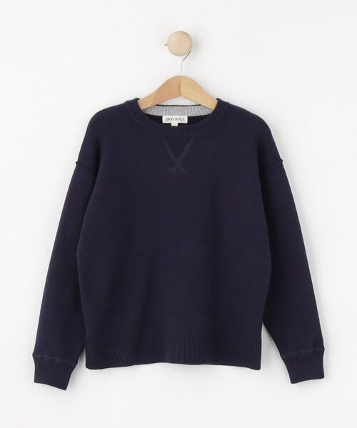 SHOO・LA・RUE / シューラルー ニット・セーター | 【100-150cm/リンク】ガゼットカラーニット | 詳細1