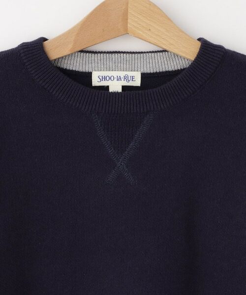 SHOO・LA・RUE / シューラルー ニット・セーター | 【100-150cm/リンク】ガゼットカラーニット | 詳細3