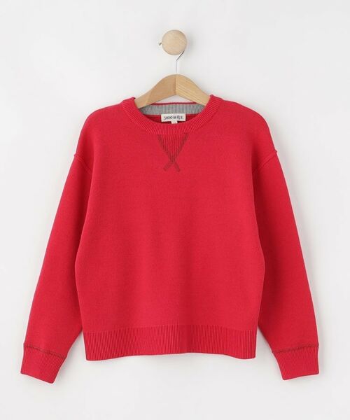 SHOO・LA・RUE / シューラルー ニット・セーター | 【100-150cm/リンク】ガゼットカラーニット(ピンク(073))