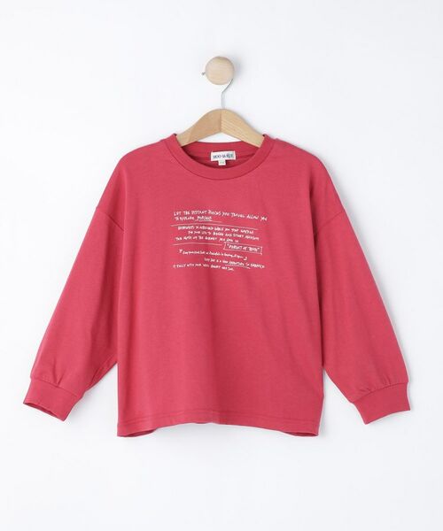 SHOO・LA・RUE / シューラルー カットソー | 【100-150cm/レディースリンク】プリントアソートロンT(ピンク(573))