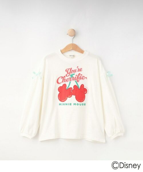 SHOO・LA・RUE/シューラルー 【Disney】スクール袖リボンロンT オフホワイト(003) 14(140cm) SHOO・LA・RUE/シューラルー 【Disney】スクール袖リボンロンT オフホワイト(003) 14(140cm)