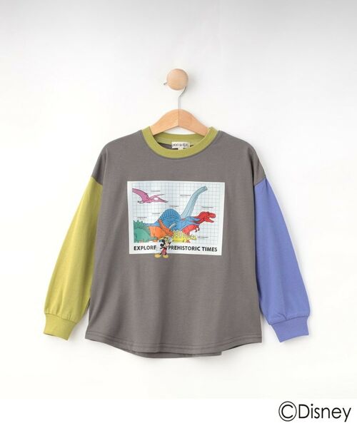 SHOO・LA・RUE / シューラルー Tシャツ | 【Disney】トドラー袖配色ロンT | 詳細1