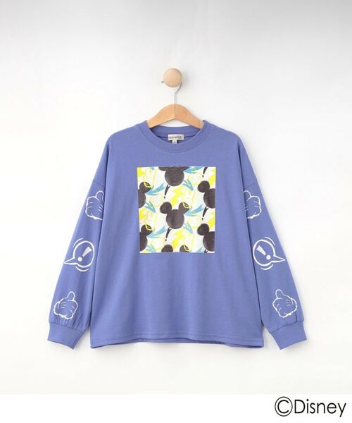 SHOO・LA・RUE / シューラルー Tシャツ | 【Disney】スクール袖プリントロンT | 詳細1