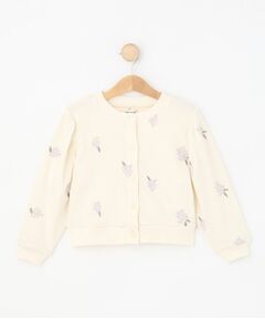 SHOO・LA・RUE / シューラルー カーディガン・ボレロ | 【100-150cm】フラワー刺繍リブカーデガン