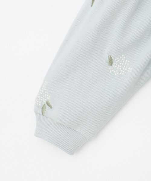 SHOO・LA・RUE / シューラルー カーディガン・ボレロ | 【100-150cm】フラワー刺繍リブカーデガン | 詳細4