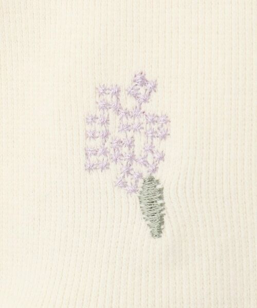 SHOO・LA・RUE / シューラルー カーディガン・ボレロ | 【100-150cm】フラワー刺繍リブカーデガン | 詳細7