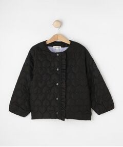 SHOO・LA・RUE / シューラルー レザーブルゾン・ジャケット | 【100-150cm】ハートキルトノーカラーブルゾン