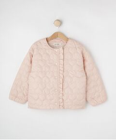 SHOO・LA・RUE / シューラルー レザーブルゾン・ジャケット | 【100-150cm】ハートキルトノーカラーブルゾン