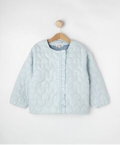 SHOO・LA・RUE / シューラルー レザーブルゾン・ジャケット | 【100-150cm】ハートキルトノーカラーブルゾン