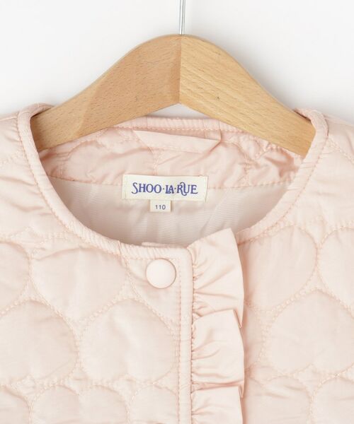 SHOO・LA・RUE / シューラルー レザーブルゾン・ジャケット | 【100-150cm】ハートキルトノーカラーブルゾン | 詳細3