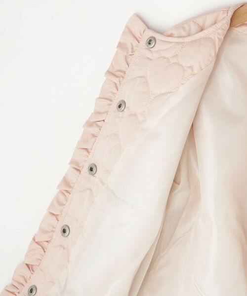 SHOO・LA・RUE / シューラルー レザーブルゾン・ジャケット | 【100-150cm】ハートキルトノーカラーブルゾン | 詳細7