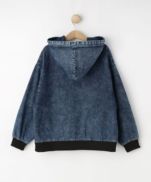 SHOO・LA・RUE / シューラルー レザーブルゾン・ジャケット | 【130-150cm】デニムフードブルゾン | 詳細2