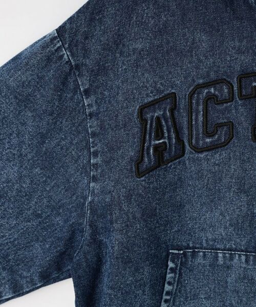 SHOO・LA・RUE / シューラルー レザーブルゾン・ジャケット | 【130-150cm】デニムフードブルゾン | 詳細4