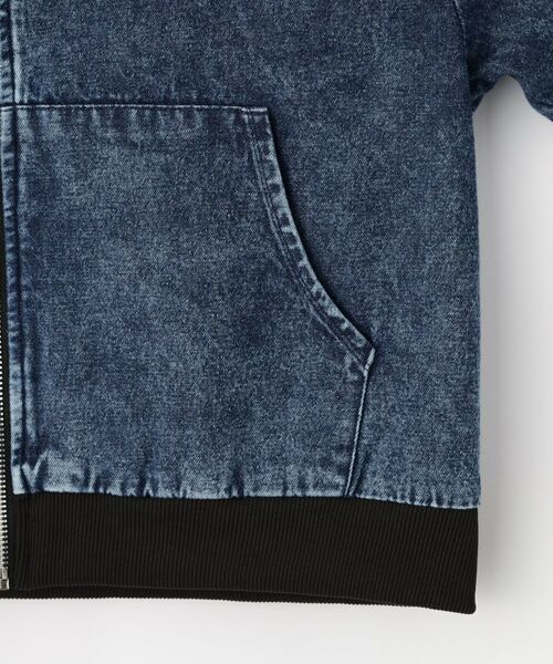 SHOO・LA・RUE / シューラルー レザーブルゾン・ジャケット | 【130-150cm】デニムフードブルゾン | 詳細6