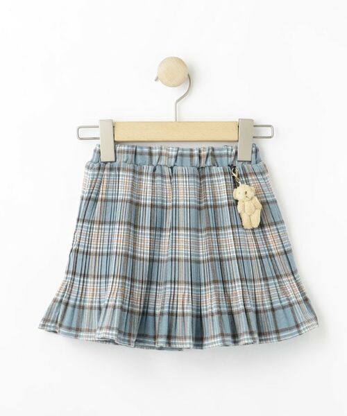 SHOO・LA・RUE / シューラルー ミニ・ひざ丈スカート | 【100-150cm】クマチャーム付きプリーツスカート | 詳細1